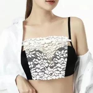 [셀러허브]엿봄방지 꽃무늬 시스루 레이스 앞섶 가슴 파인옷 가슴골 커버 가리개 (S16025920)