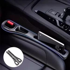 자동차 사이드 포켓 틈새수납 차량 시트 차키 핸드폰수납 좌우 2개 1세트 차량용컵홀더