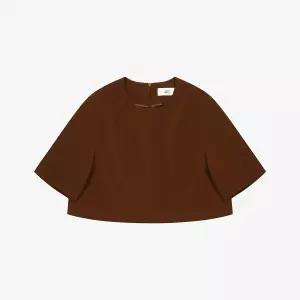 [롯데백화점]베스띠벨리 크롭라운드블라우스BLBAH1403