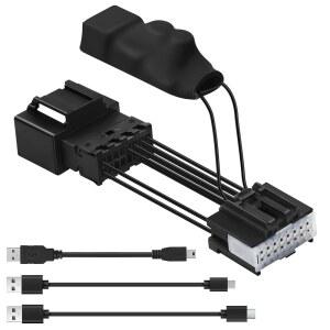 포드 차량용 FBULWSEC 대시캠 전원 어댑터 16핀 타입 A F150 브롱코 익스플로러 머스탱 등과 호환