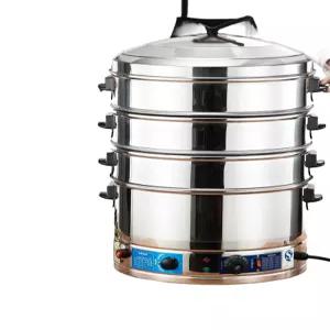 업소용 대형 전기 스텐 전기찜기 4단 연소 찜기 딤섬