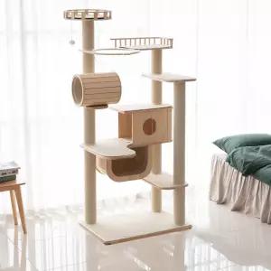 가르르 고양이 원목 캣타워 캣폴 다묘 추천 선물 갤럭시