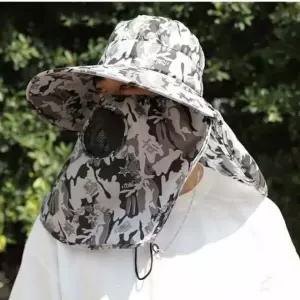 넓은 챙 야외용 정글 모자 캠핑 등산 농작업용 햇빛차단