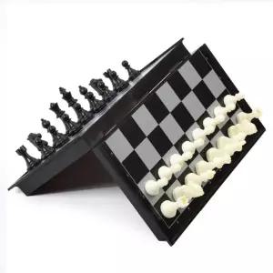 접이식 자석 체스판(25cmX25cm)체커 백개먼 3in1 보드게임