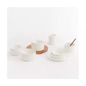 에라토 30대 신혼 화이트 그릇 4인 세트 모던림 도자기 식기 20p