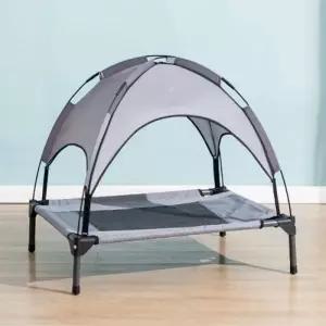 딩동펫 강아지 고양이 그늘막 해먹 침대 캠핑 야외 이동식 메쉬 M