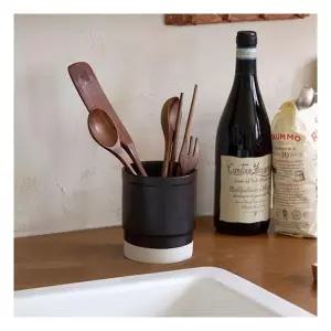 에라토 신혼 주방용품 선물 아소와 물빠짐 도자기 수저통 1p