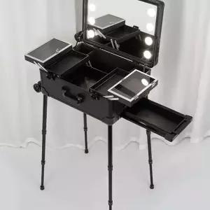 메이크업캐리어 네일 박스 화장품 거울 가방 전문가용