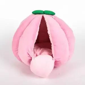 딩동펫 고양이 하우스 숨숨집 휴식 놀이 공간 과일 쿠션 L