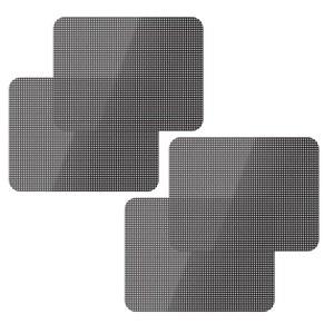 ZIMISI 4피스 자동차 사이드 윈도우 햇빛 가리개, UV 광선 차단, 용 자동차 창문 가리개, 재사용 및 세척 가능한 정전기 접착 필름 스티커, 앞유리 햇빛 가리개 프라이버시 보호 액세서리