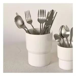 에라토 도자기 물빠짐 수저통 L 1p 이비티 수저꽂이 신혼 선물