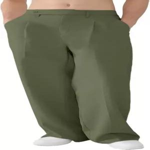 서스클루드 남성 캐주얼 드레스 팬츠 주름 올드 머니 와이드 레그 배기 가을 릴렉스 핏 슬랙스 작업 바지