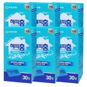 해피홈 파워매트S 리필 30매 6개