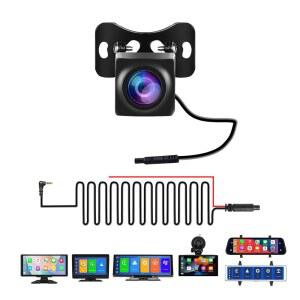 휴대용 카플레이안드로이드 오토 스마트 플레이어 IP69 방수 적외선 야간 투시 HD 백업 후진 카메라 광각 주차 보조 카메라용 AHD 후방