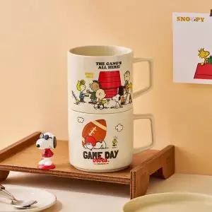 락앤락 x 피너츠 스누피 머그컵 2p 선물세트 결혼 집들이 자취생 MNA