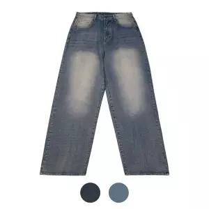 [NS홈쇼핑][모로엠] 남성 와이드핏 워싱 데님 팬츠 IC-JEA-H071[35740101]