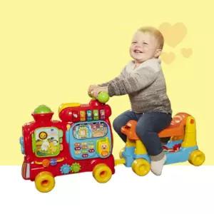 [브이텍] 기차트레일러 알파벳트레인 알파벳기차 유아붕붕카 멜로디장난감 걸음마보조기 놀이방장난감