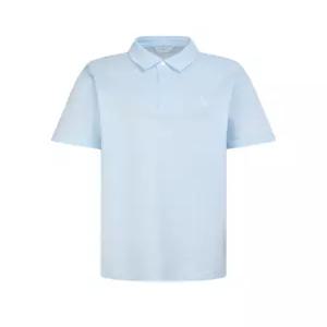 [헤지스 골프 남성] [25SS] WPTS5B312B1 스테디셀러 블루 로고장식 면혼방 반팔폴