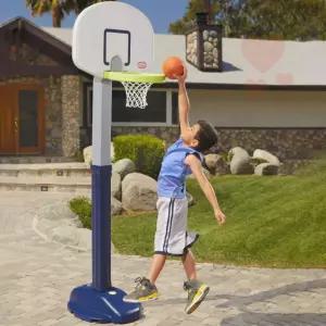[리틀타익스] 5단계조절 이동식농구대 농구장난감 농구놀이 높이조절농구대