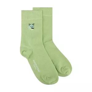[메종키츠네] 토널 폭스헤드 패치 양말 민트 79840983