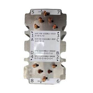 TESLA V100 SXM2 GPU 그래픽 작동 카드 방열판 쿨러 11CM 용 기존 라디에이터