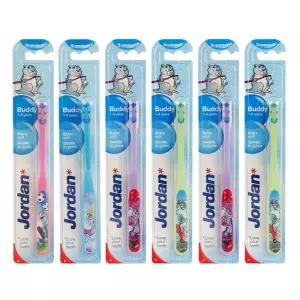 조르단 유아 칫솔 어린이 아동칫솔 버디 1단계 6개