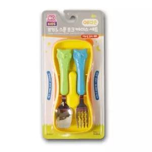 부엉이 스푼 포크 케이스/어린이/세트/숟가락/도시락/유아/휴대용/스텐레스/스텐/캐릭터/스덴/케릭터/수저