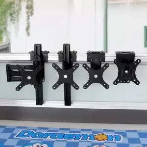 모니터 스크린 벽걸이 회전형 높이조절 컴퓨터 책상 거치대
