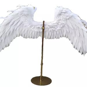 코스튬 천사 날개 연극 카니발 깃털 머리띠 스트랩포함 무대 할로윈의상