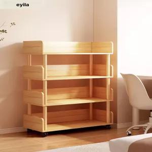 북카트 이동식 바퀴달린책장 수납장 거실 x 철제 책꽂이