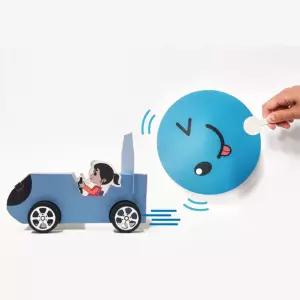 미술놀이 종이자동차 만들기키트 5인 교구 교육기관 수업교재 체험학습 관찰실험 학교