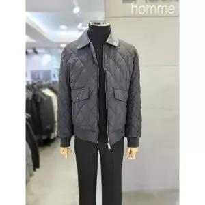 바쏘옴므 세이브존03 바쏘옴므 25 블랙 양가죽 카라배색 THINSULATE 경량 패딩 점퍼