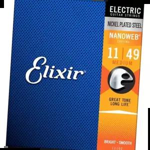 기타줄 Medium 나노웹 일렉기타줄 일렉현세트 011-049