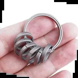 키링홀더 맥아미 1+6티타늄 카라비너 키링 홀더CH7