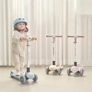 베네베네 킥앤롤 광폭 LED 폴딩 유아 아기 어린이 킥보드 스쿠터 접이식 씽씽카