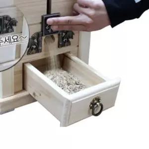 쌀독20KG 나무 원목 쌀통 쌀보관함 편백 뒤주 쌀보관통 쌀독 원목쌀통 원목쌀독 원목뒤주