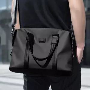 30대 실용적인 크로스겸용 블랙 남자토트백 출근용 사업용 기본아이템 직장인용 정장용