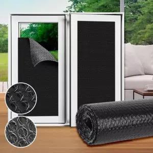 암막시트 5M 베란다필름 창문 단열뽁뽁이 방한에어캡 썬팅지 햇빛차단 유리 불투명 무점착