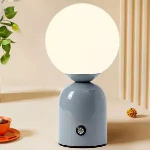 모던아트 무선 터치 테이블 스탠드(그레이) LED 충전식 무드등