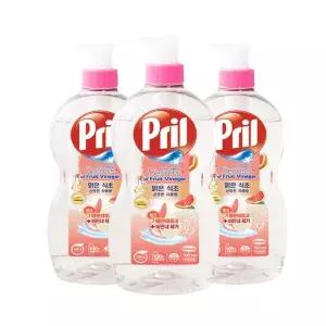프릴 과실초 자몽 700ml x3개 Pril 주방 세제