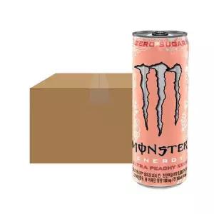 [셀러허브][몬스터에너지] [12/24캔] 몬스터 에너지 피치킨 355ml 고카페인음료 타우린 헬 (S16257705)
