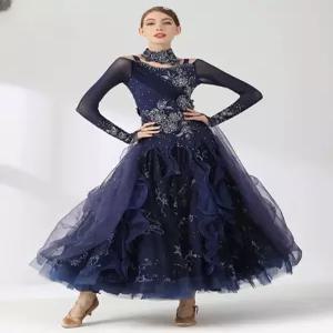 드레스 스포츠댄스복 사교댄스복 대회용 의상 왈츠 무용복