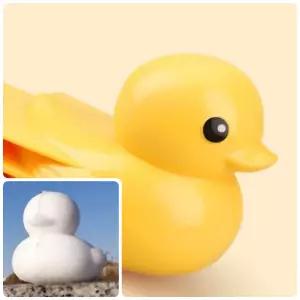 큐모아리빙 오리 모양 눈 뭉치기 눈틀 눈싸움 대형 오리눈사람 눈뭉치제조기 눈집게