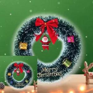 MF100 5명용 원형산타 리스크리스마스 장식 어린이집크리스마스리스만들기