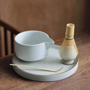 입문 전통 말차 다도 도구 2인 인 다기 세트