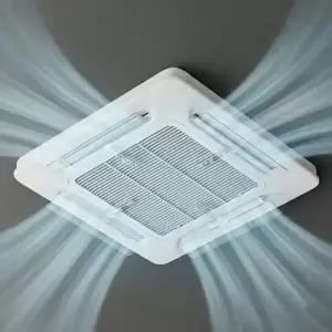 깔끔한 투명카이스 투명 천장형 에어컨 바람막이 윈드바이저 조립형 가림막 56cm천장형 에어컨 바람막이