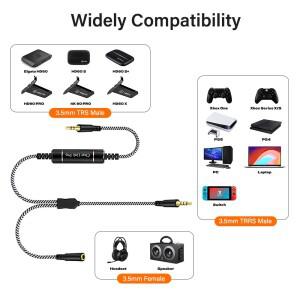 E엘지 호환ato HD60 S Pro 캡처 카드 교체 라인용 아이솔레이터가 포함된 260cm 채팅  오디오 어댑터 케이
