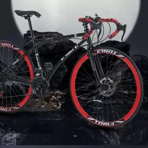 로드 자전거 입문용 초등학생 주니어 싸이클 24단 블랙레드