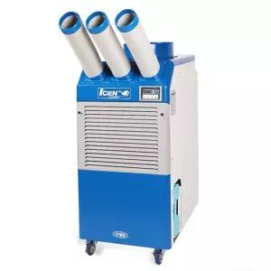 웰템 산업용 에어컨 3구 PC90 공업용 대형 실외기없는 업소용 이동식 에어컨