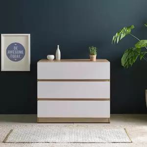 드레스룸 모던 와이드 3단 서랍장 800 안방 초등학생 정리장 원룸 옷